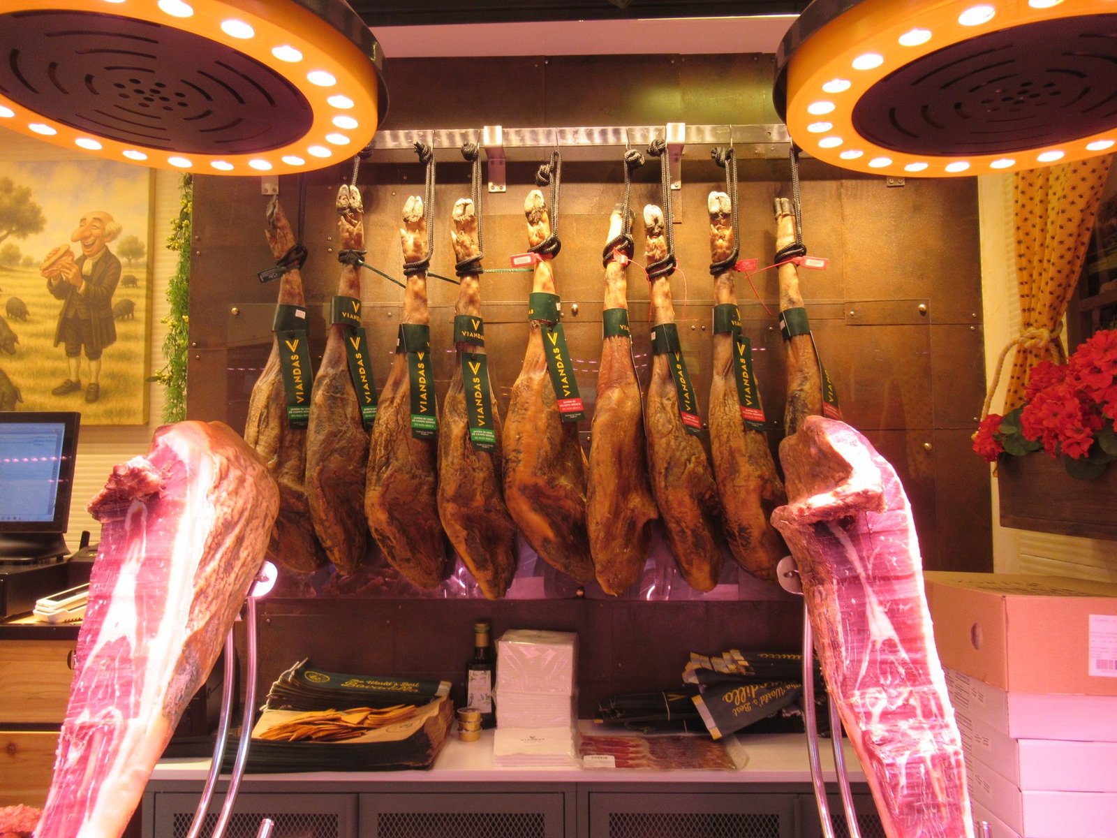 Jambon de porcs ibériques, photo gratuite