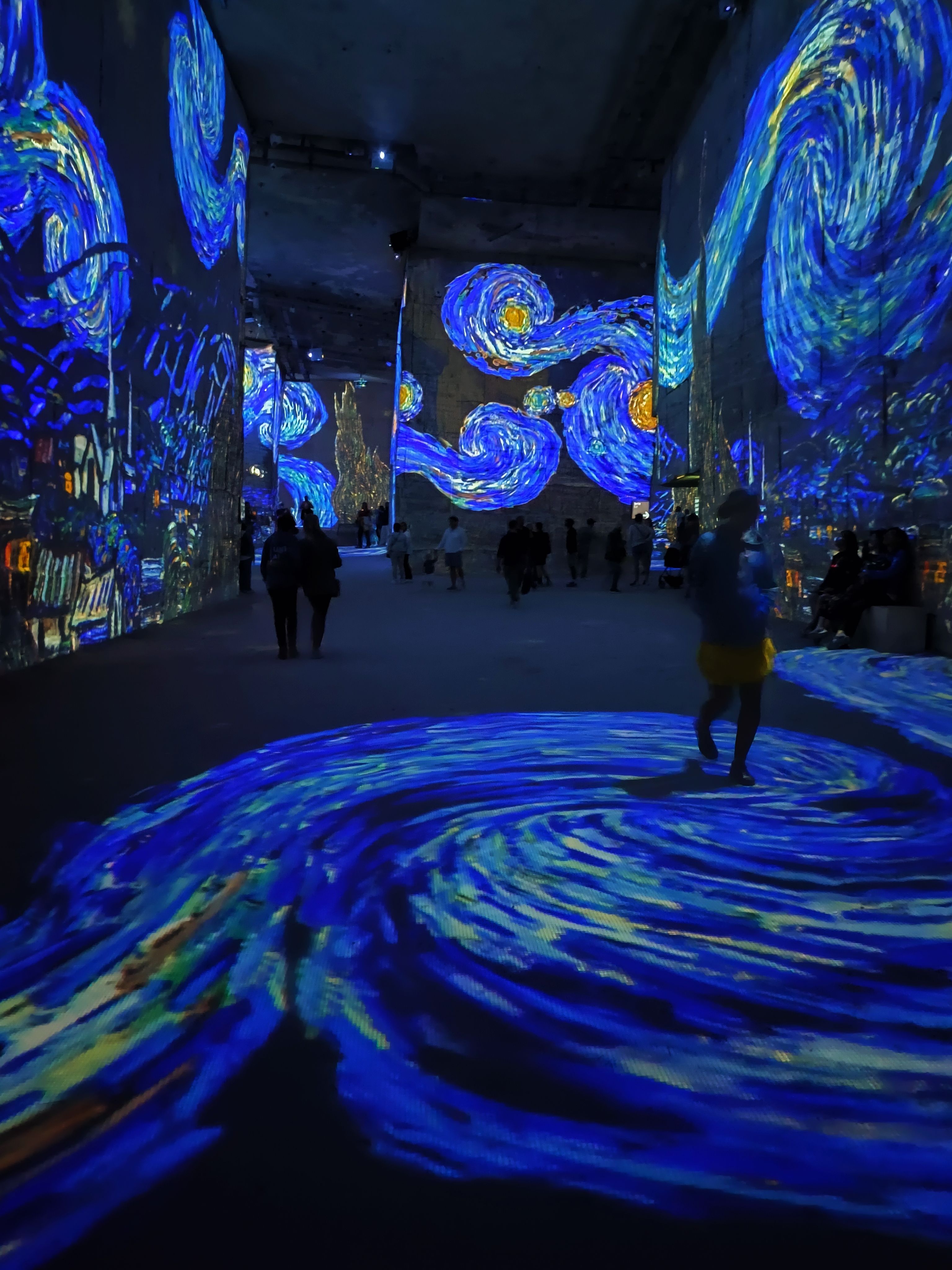 The Quarries of Lights, a digital and immersive art center located in Les Baux-de-Provence, in the south of France, free photo