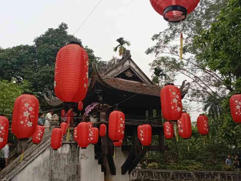Lanternes au temple, Vietnam, photo gratuite