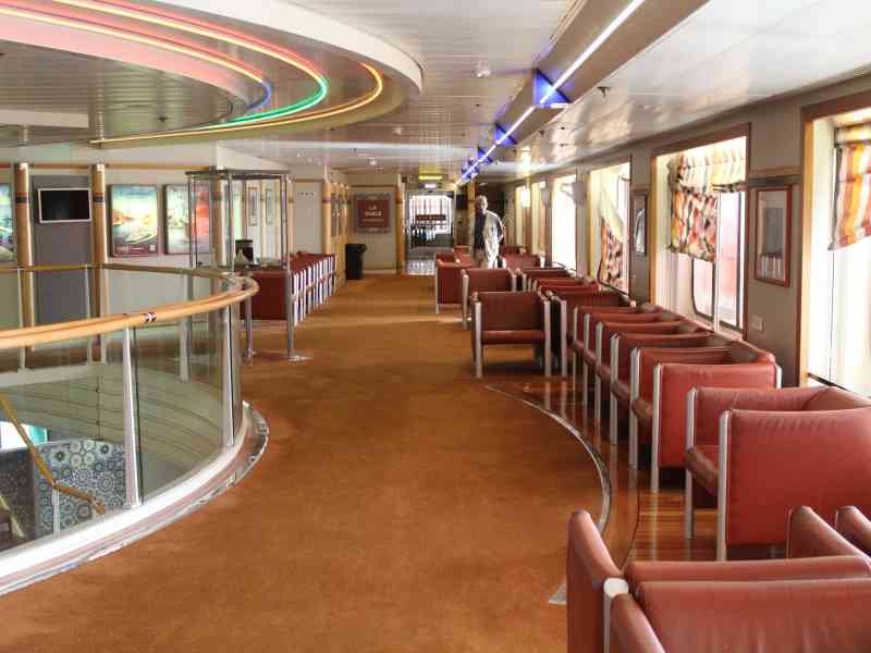 L'intérieur du bateau Massiala, compagnie la méridionale, photo gratuite