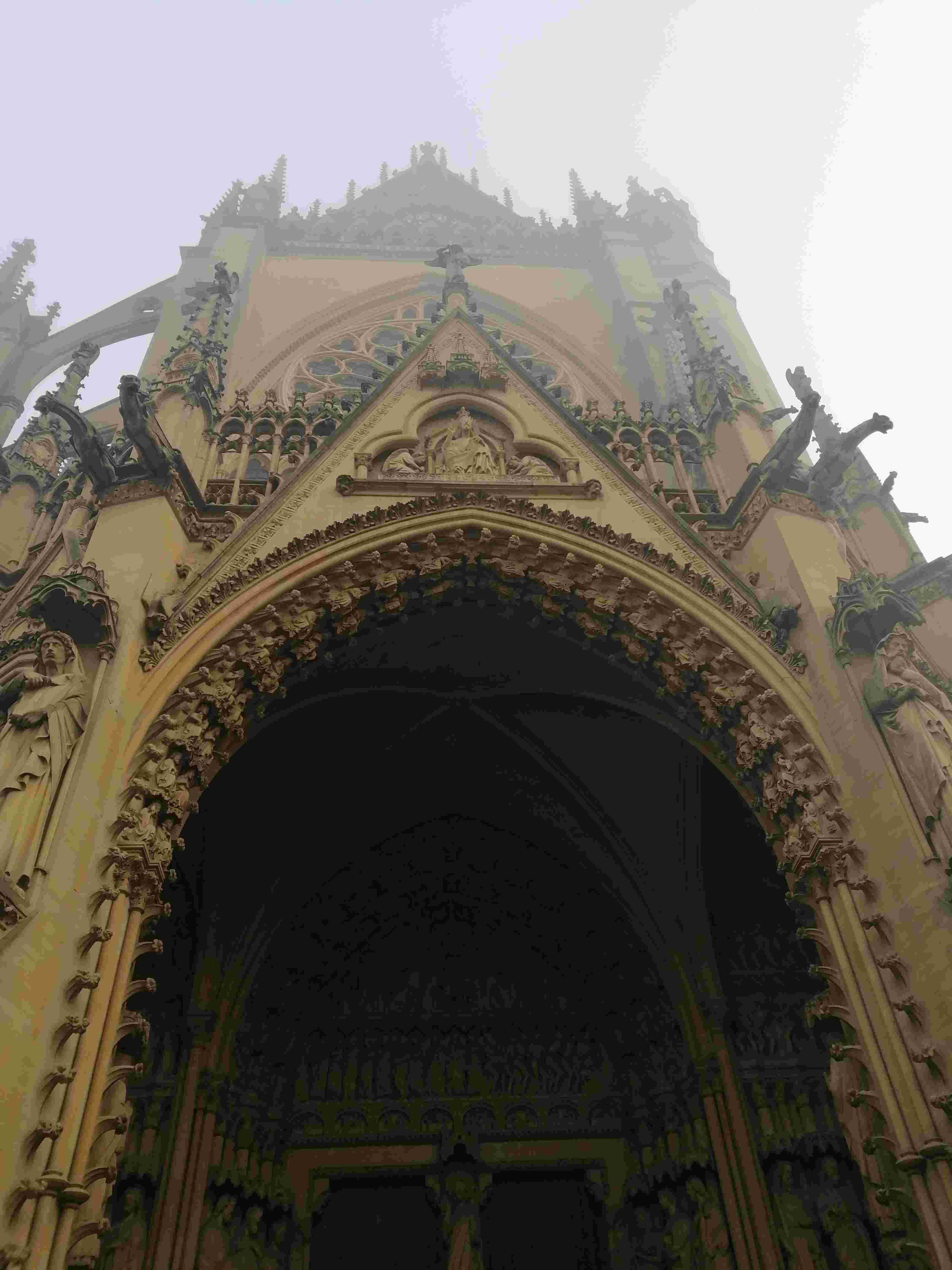 St. Stephen's Cathedral in Metz Fog