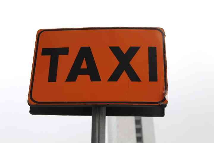 Panneau de stationnement pour taxis photo gratuite