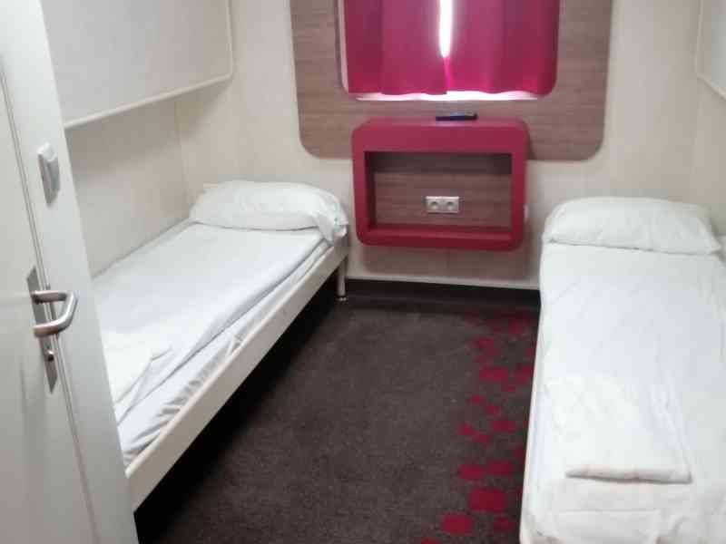 Couchette à l'intérieur de la Méridionale