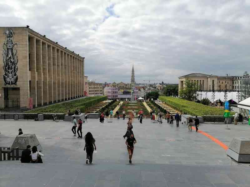 Mont des Arts à Bruxelles en Belgique