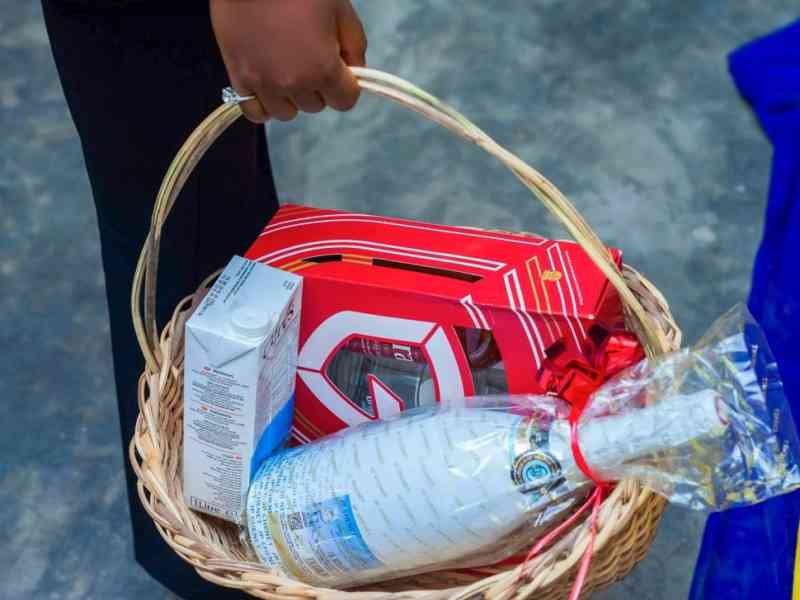 Panier cadeau photo gratuite