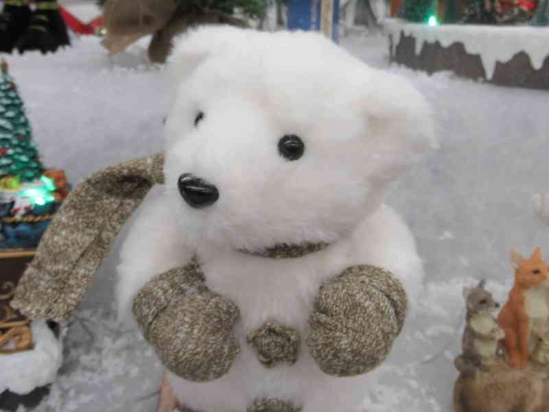 Un ours de Noël, photo gratuite