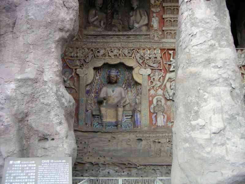 Statue dans la grotte de Yungang en Chine, Asie photo gratuite