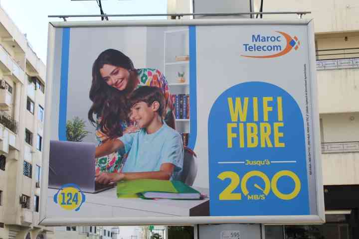 Grand d'affichage de Maroc Telecom