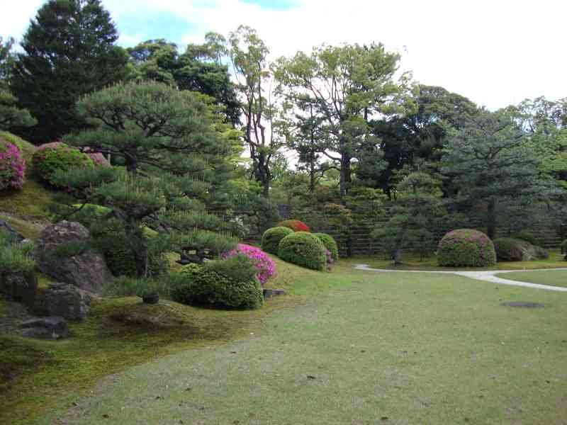 Jardin dans le palais impérial de Kyoto, Japon, Asie, photo gratuite