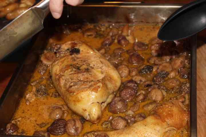 Cuisses de poulet au champignon, photo gratuite