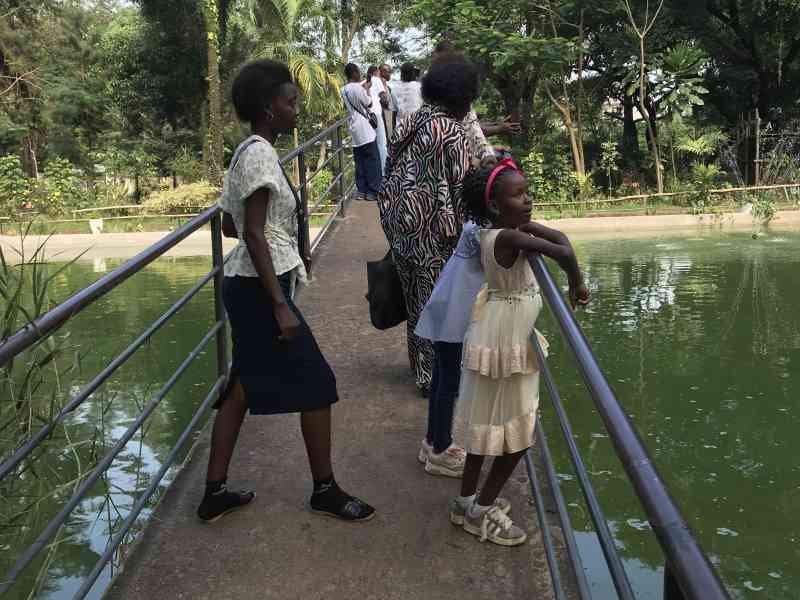 Sur le pont de l’eau verte photo gratuite