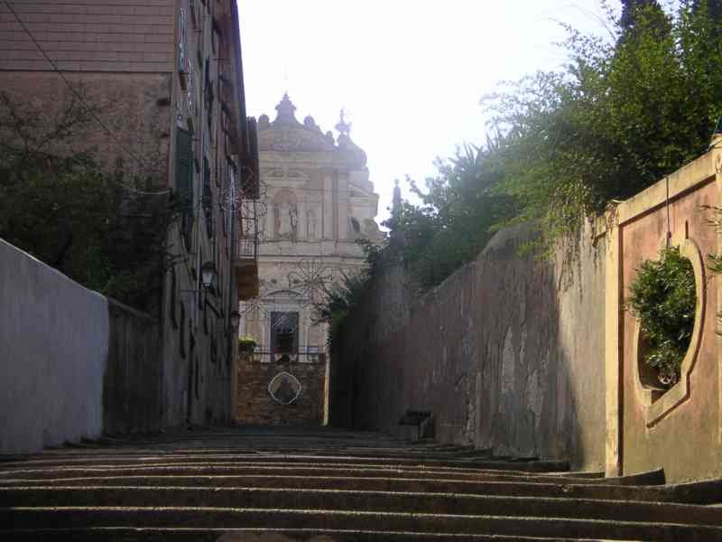 Le Sanctuaire de Nostra Signora della Lettera, situé à Santa Margherita Ligure, en Italie, photo gratuite