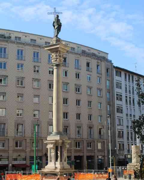 La Colonne du Verziere à Milan, en Italie, photo gratuite