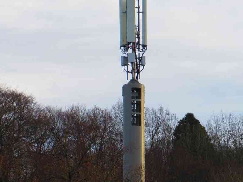 Antenna: Telecommunications tower in the middle of a natural environment free photo