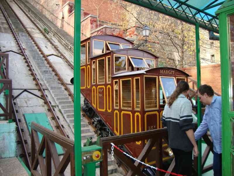 Funiculaire du château buda à Budapest