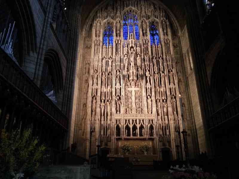 L'intérieur de l'église Saint-Thomas à New-York, États-Unis, photo gratuite