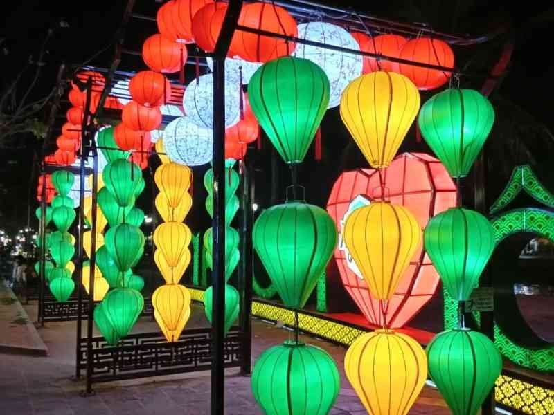 Lanternes colorées, Vietnam, photo gratuite