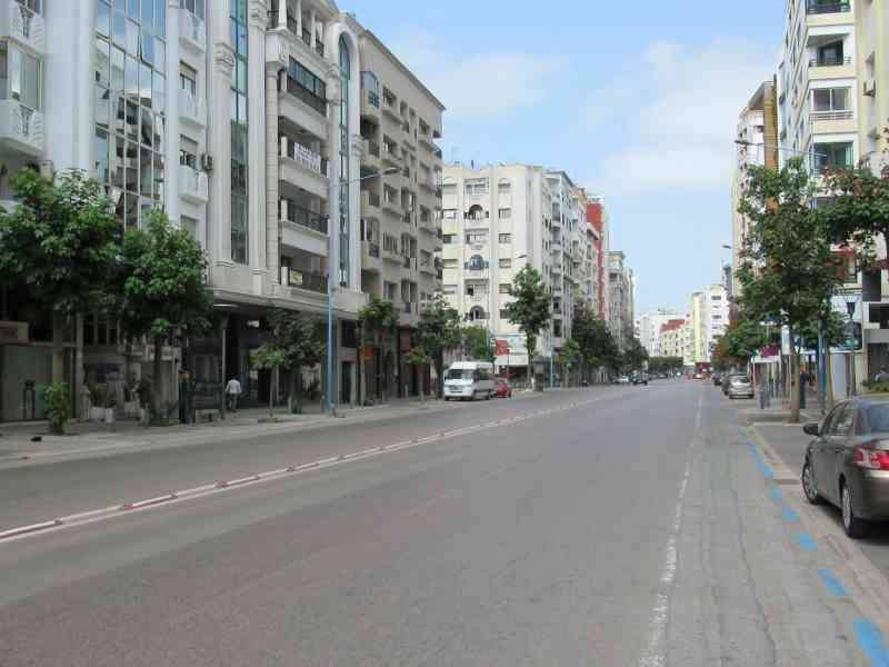 Boulevard Abdellatif Ben Kadour Casablanca sans circulation