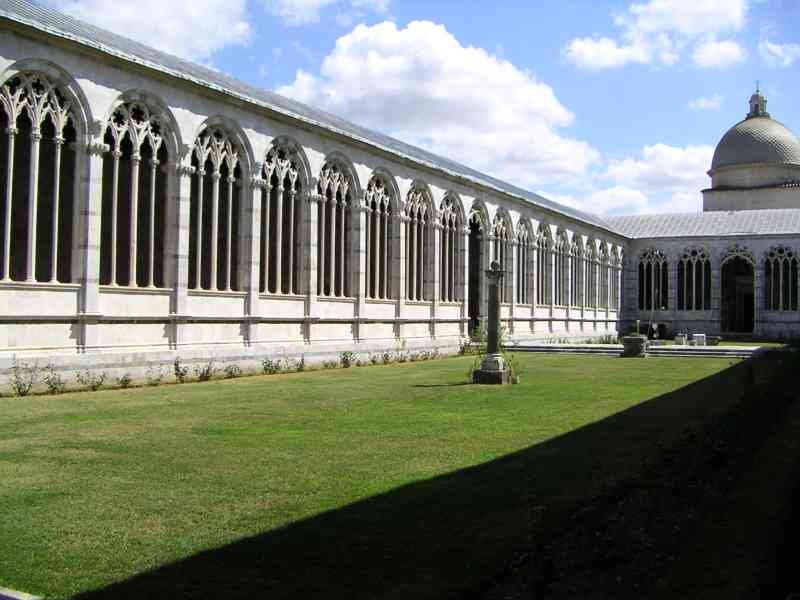 Cimetière Campo Santo à Pise en Italie