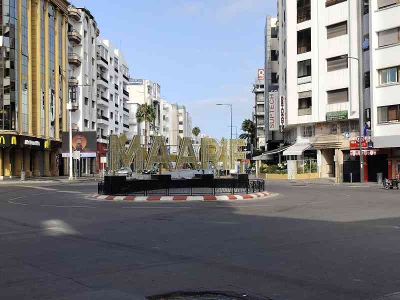 Nouveau rondpoint de Maarif, Casablanca