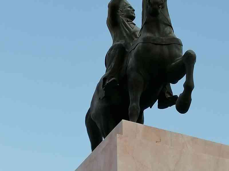 Equestrian statue of Bourguiba in Tunis