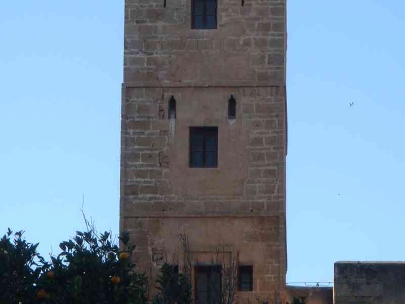 Traditional tower at the Kasbah of the Oudayas free photo