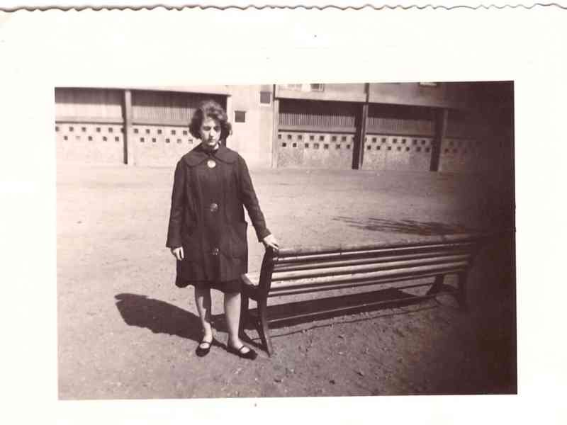 Vintage black and white photograph of a young lady - free image