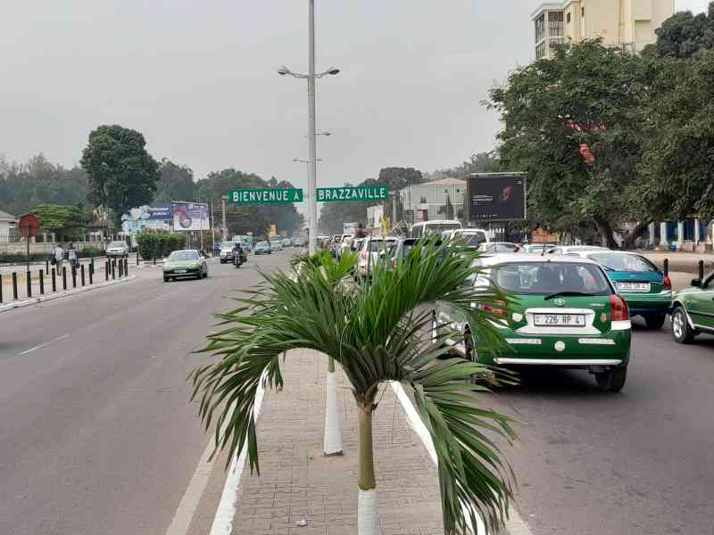 Circulation à l'entrée de Brazzaville Congo