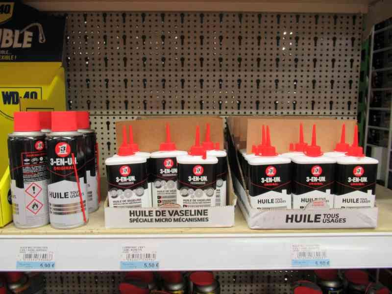 Lubrifiants huiles de machines et appareils