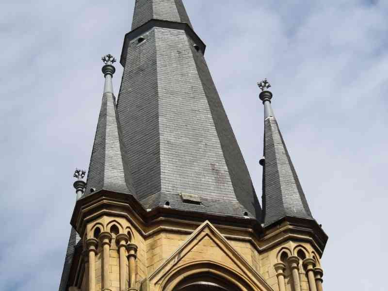 Clocher du temple protestant de Montigny-lès-Metz, photo gratuite