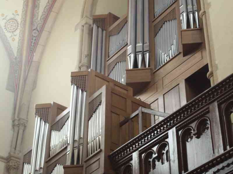 Grand orgue à tuyaux de l'église Saint Joseph de Montigny-les-Metz, photo gratuite
