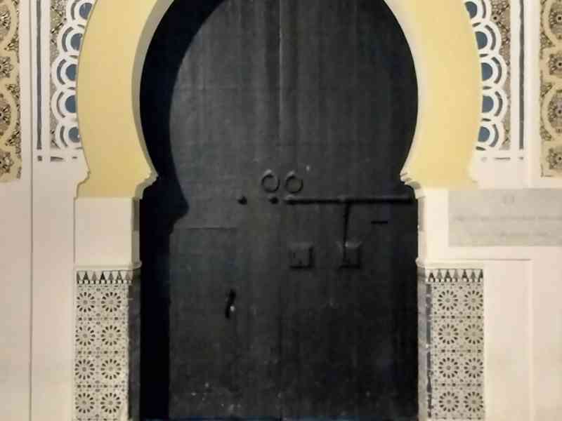 Porte d'entrée du Palais Moulay Hafid à Tanger au Maroc