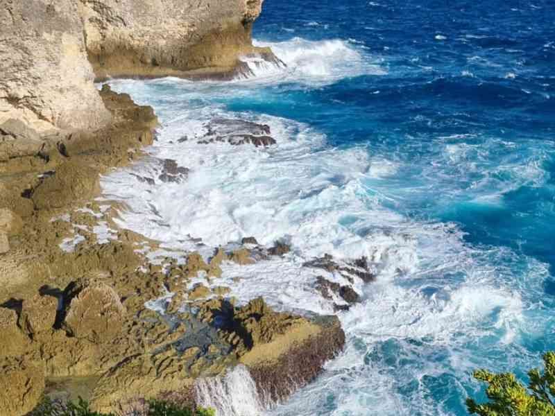 Lagon de la Porte d'Enfer en Guadeloupe