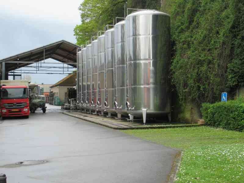 Cuves de stockage inox