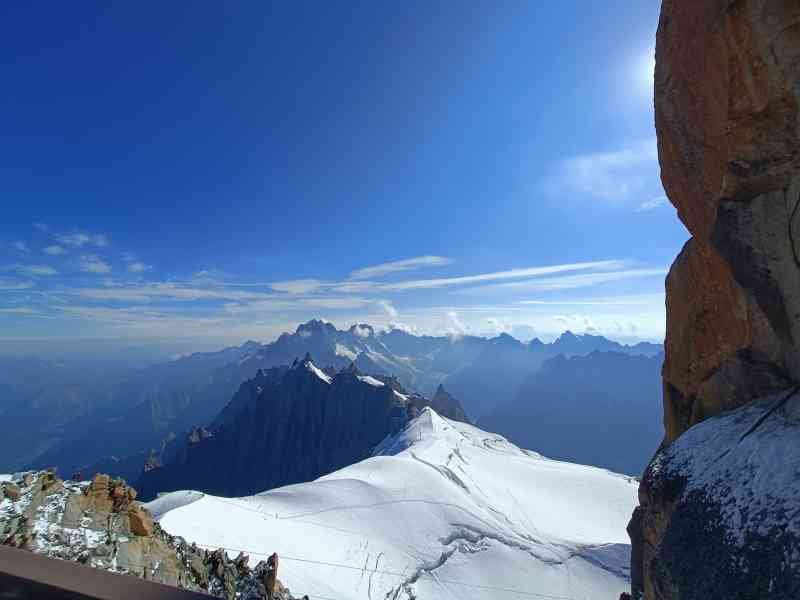 The Mont Blanc massif, free photo