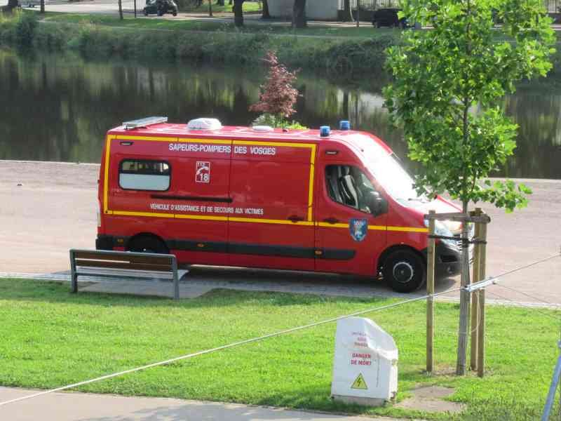 Assistance and rescue vehicle for victims of the Vosges firefighters