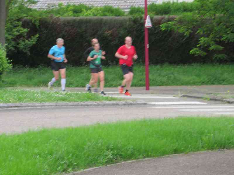 Group of marathon runners