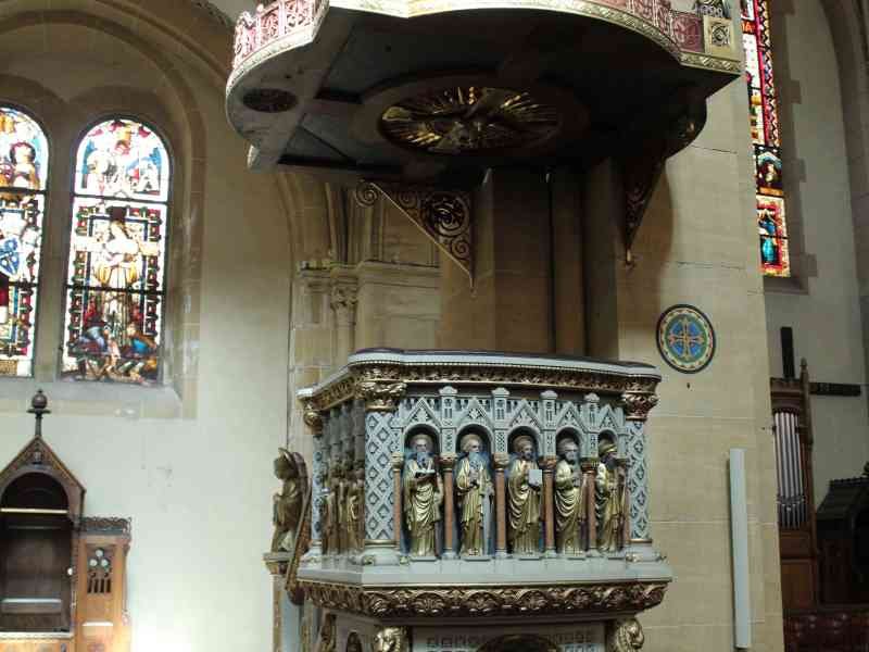 Chaire de l'église Saint Joseph de Montigny les Metz en Moselle, photo gratuite
