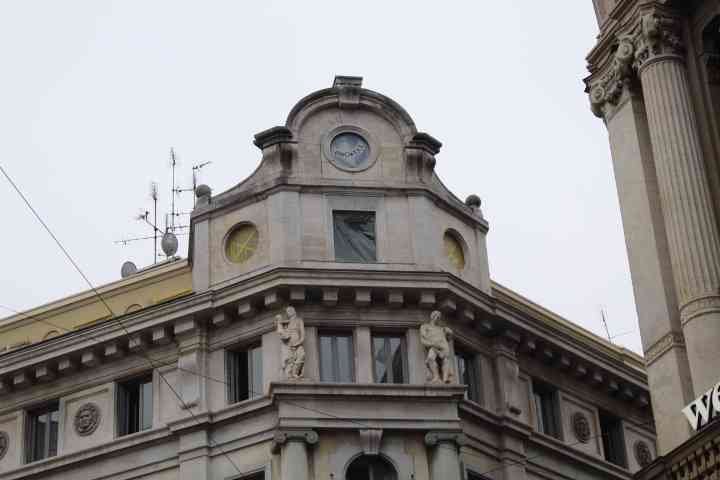 The Palazzo delle Assicurazioni Generali building in Milan, Italy, free photo