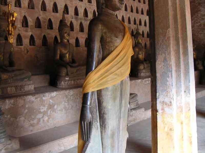 Statue de Buddha à Vientiane Laos