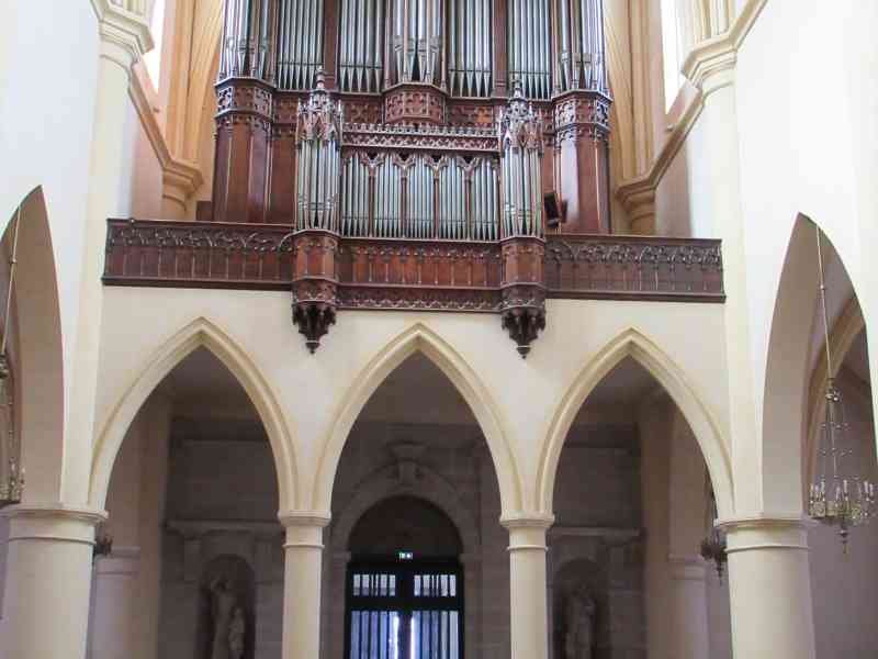 Grand orgue de l'abbatiale de Remiremont