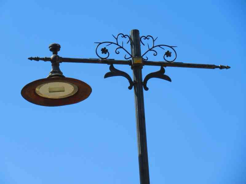 Réverbère de rue à Marrakech - Maroc